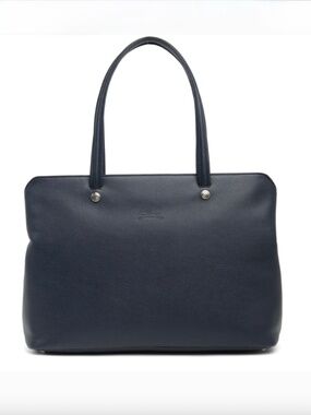 Longchamp Le Foulonne Navy Blue Large Shoulder Bag Tote NWOT
